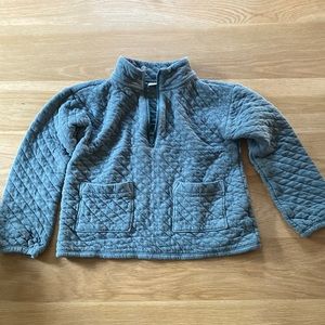 J Crew Kids — Girls 8/9 pullover quilted sweater jacket